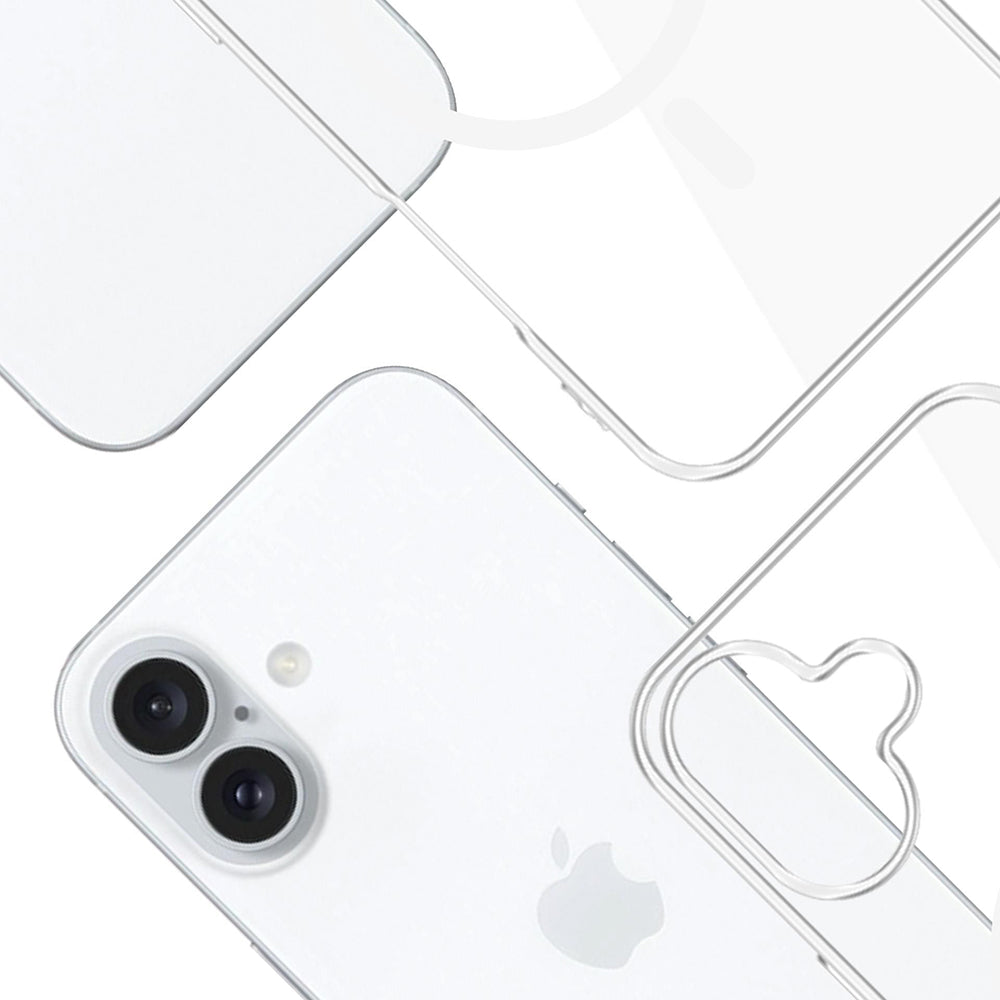 Coque MagSafe pour Apple iPhone 16, 3MK, Clear MagCase, Transparente