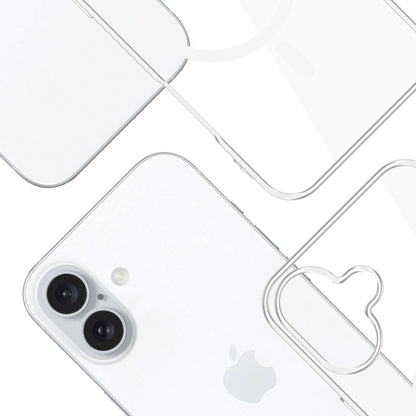 Coque MagSafe pour Apple iPhone 16, 3MK, Clear MagCase, Transparente