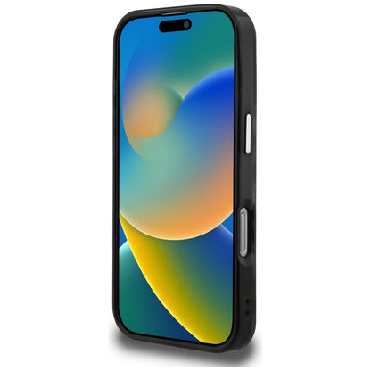 Housse MagSafe pour Apple iPhone 16, Karl Lagerfeld, Motif Léopard IML, Noire