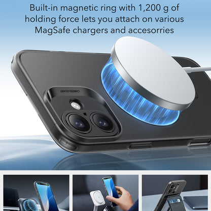 Coque MagSafe pour Apple iPhone 16 Plus, ESR, Zero, Noire Satinée