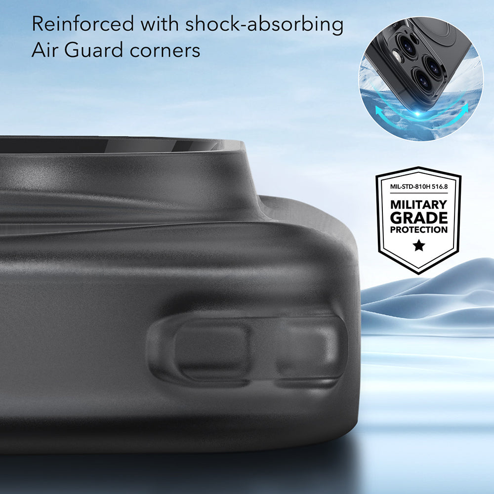Coque MagSafe pour Apple iPhone 16 Plus, ESR, Zero, Noire Satinée