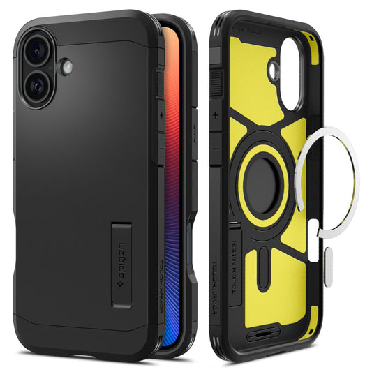 Coque MagSafe pour Apple iPhone 16 Plus, Spigen, Tough Armor, Noire