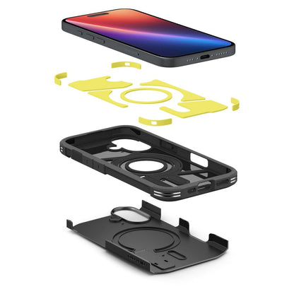 Coque MagSafe pour Apple iPhone 16 Plus, Spigen, Tough Armor, Noire
