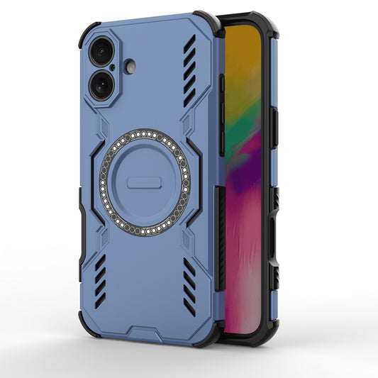 Coque MagSafe pour Apple iPhone 16 Plus, Techsuit, ArmorMag, Bleue