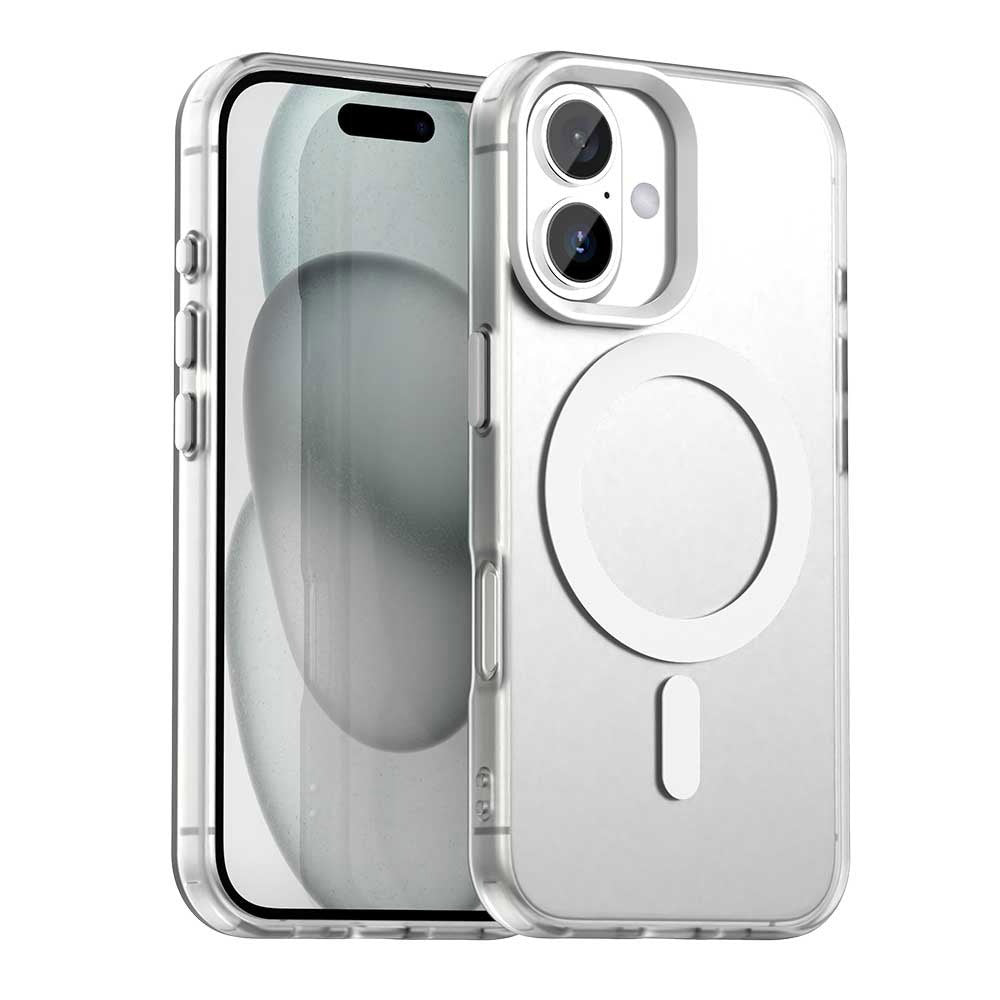 MagSafe-Hülle für Apple iPhone 16 Plus, Techsuit, CandyCase, Weiß