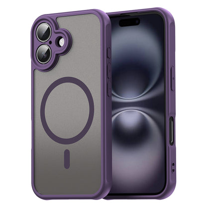 MagSafe Case for Apple iPhone 16 Plus, Techsuit, HaloFrost II, Purple