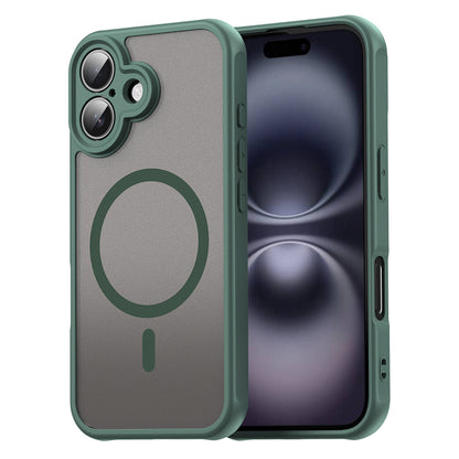 MagSafe Case for Apple iPhone 16 Plus, Techsuit, HaloFrost II, Green