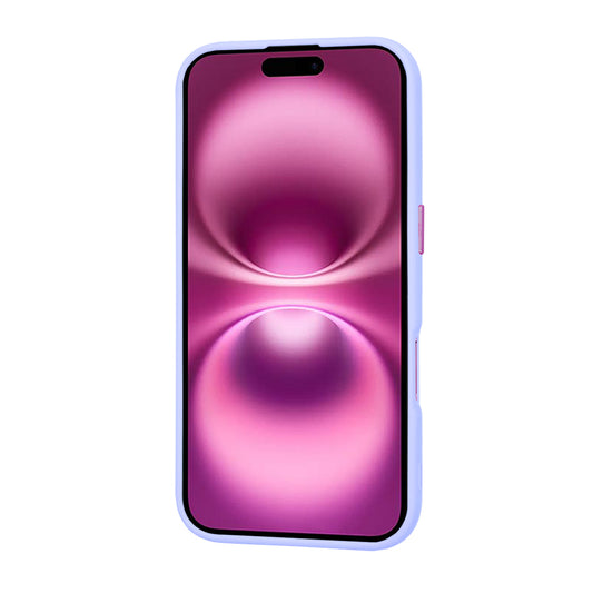 Coque MagSafe pour Apple iPhone 16 Plus, Techsuit, HaloFrost, Violet Clair