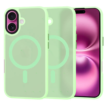 Coque MagSafe pour Apple iPhone 16 Plus, Techsuit, HaloFrost, Vert Clair