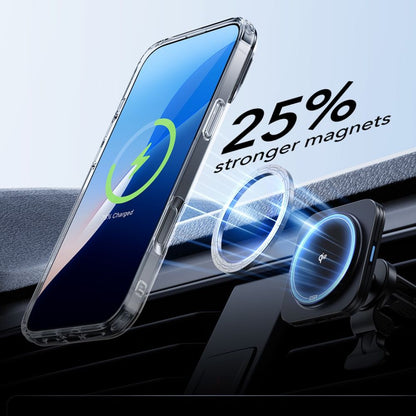 Coque MagSafe pour Apple iPhone 16 Pro, ESR, Classic Hybrid avec Support et Protecteur d'Écran, Transparente