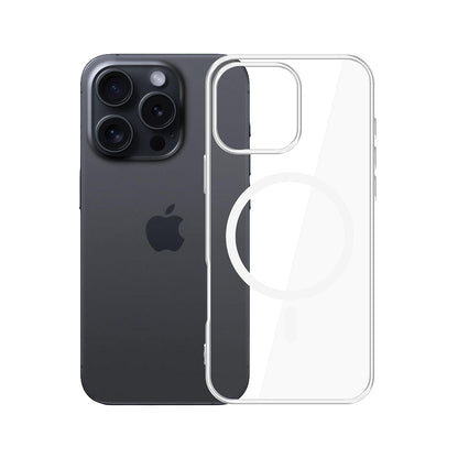 Coque MagSafe pour Apple iPhone 16 Pro Max, 3MK, Clear MagCase, Transparente