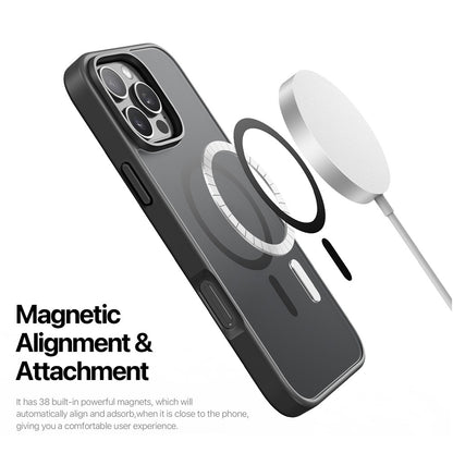 Coque MagSafe pour Apple iPhone 16 Pro Max, DUX DUCIS, Yind, noire