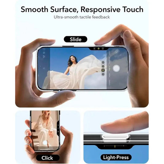 Coque MagSafe pour Apple iPhone 16 Pro Max, ESR, Classic Hybrid Kickstand Slide, Noir Satiné