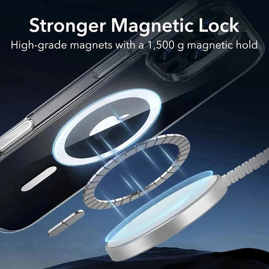 Housse MagSafe pour Apple iPhone 16 Pro Max, ESR, Classic Hybrid Slide, Noir Satiné