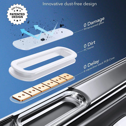 Coque MagSafe pour Apple iPhone 16 Pro Max, ESR, Classic Hybrid Slide, Noire Transparente