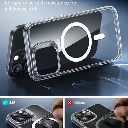MagSafe Case for Apple iPhone 16 Pro Max, ESR, Classic Hybrid, Transparent