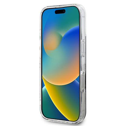 Étui MagSafe pour Apple iPhone 16 Pro Max, Guess, IML 4G, Noir