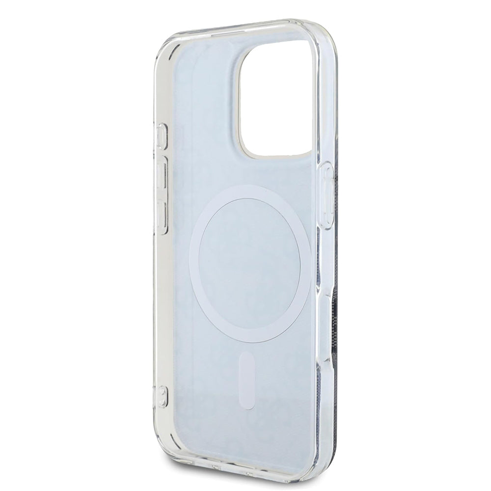 Étui MagSafe pour Apple iPhone 16 Pro Max, Guess, IML 4G, Noir