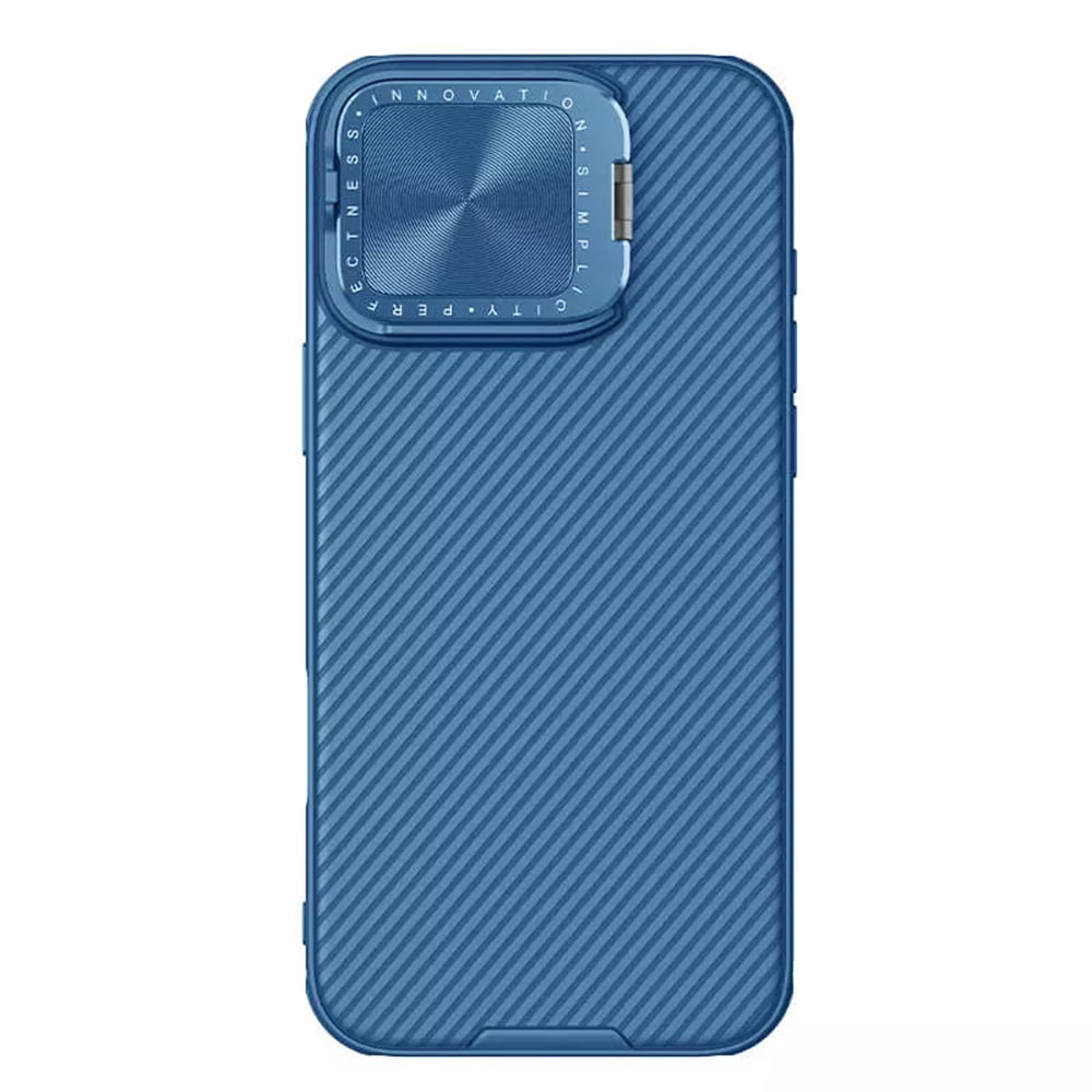 Coque MagSafe pour Apple iPhone 16 Pro Max, Nillkin, CamShield Prop, Bleue