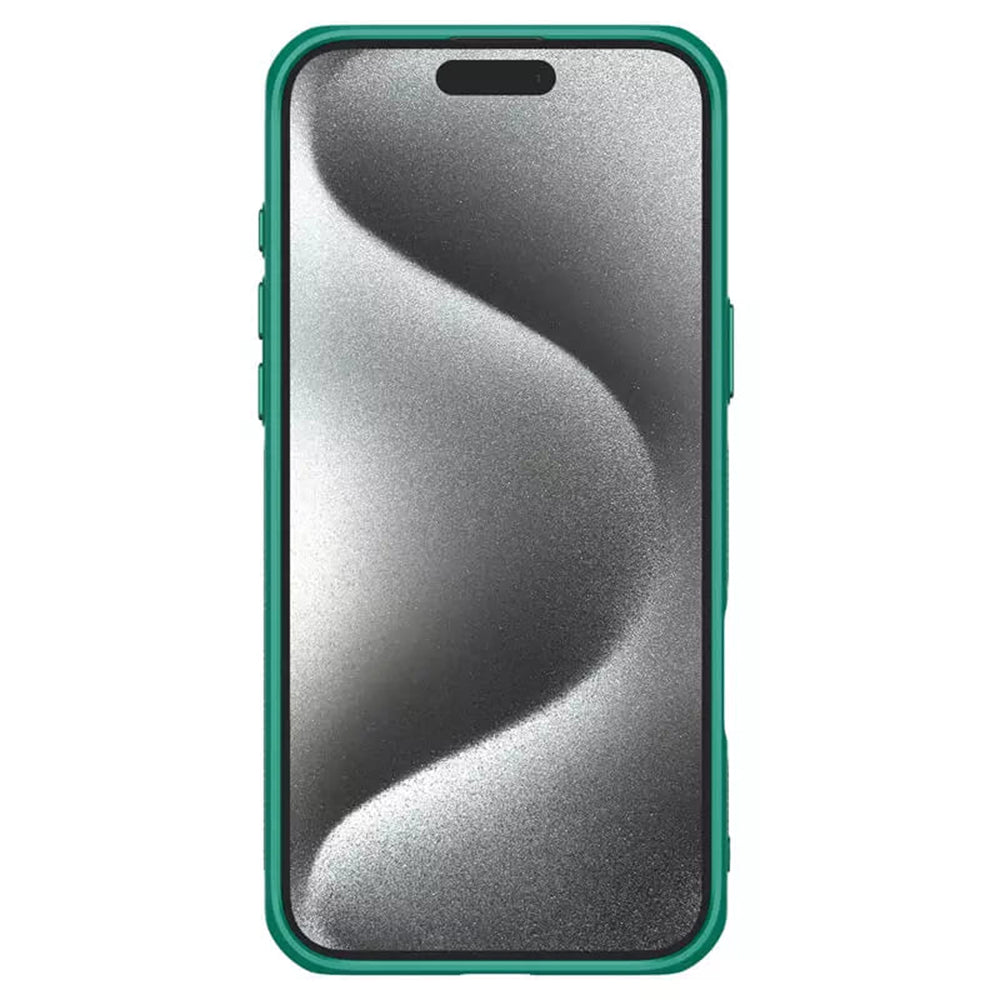 MagSafe-Hülle für Apple iPhone 16 Pro Max, Nillkin, Iceblade Prop (ohne Kameraausschnitt), Grün