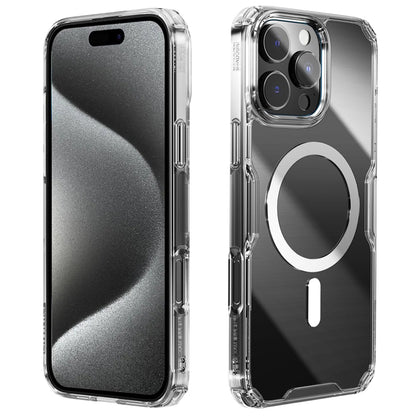 Coque MagSafe pour Apple iPhone 16 Pro Max, Nillkin, Nature Pro, Transparente