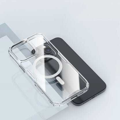 Coque MagSafe pour Apple iPhone 16 Pro Max, Nillkin, Nature Pro, Transparente