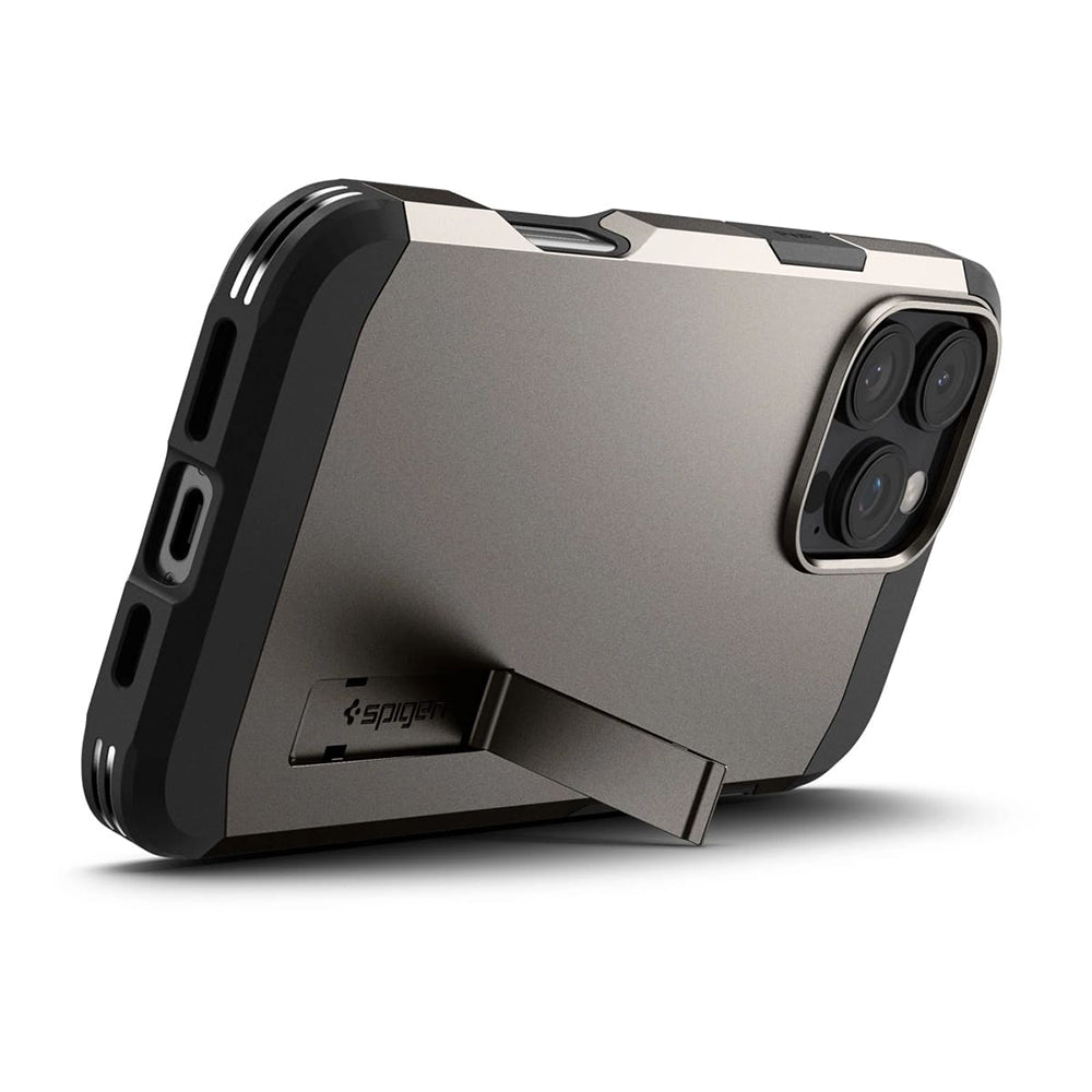 MagSafe Case for Apple iPhone 16 Pro Max, Spigen, Tough Armor, Gray ACS08012
