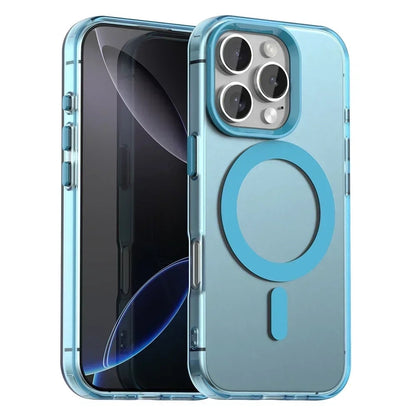 Coque MagSafe pour Apple iPhone 16 Pro Max, Techsuit, CandyCase, Bleue