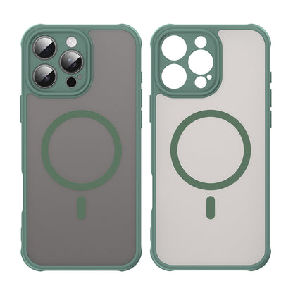 MagSafe Case for Apple iPhone 16 Pro Max, Techsuit, HaloFrost II, Green