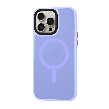 MagSafe-Hülle für Apple iPhone 16 Pro Max, Techsuit, HaloFrost, Hellviolett