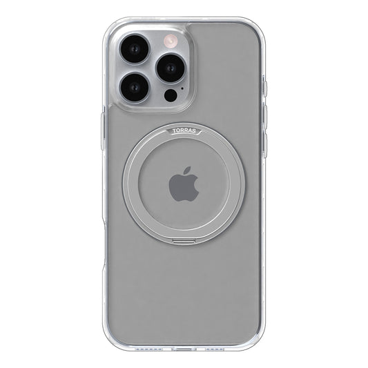 Coque MagSafe pour Apple iPhone 16 Pro Max, Torras, Ostand Pro, Transparente