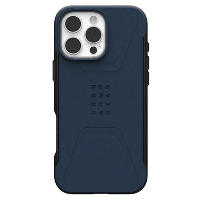 Coque MagSafe pour Apple iPhone 16 Pro Max, Urban Armor Gear, Civilian, Bleu marine