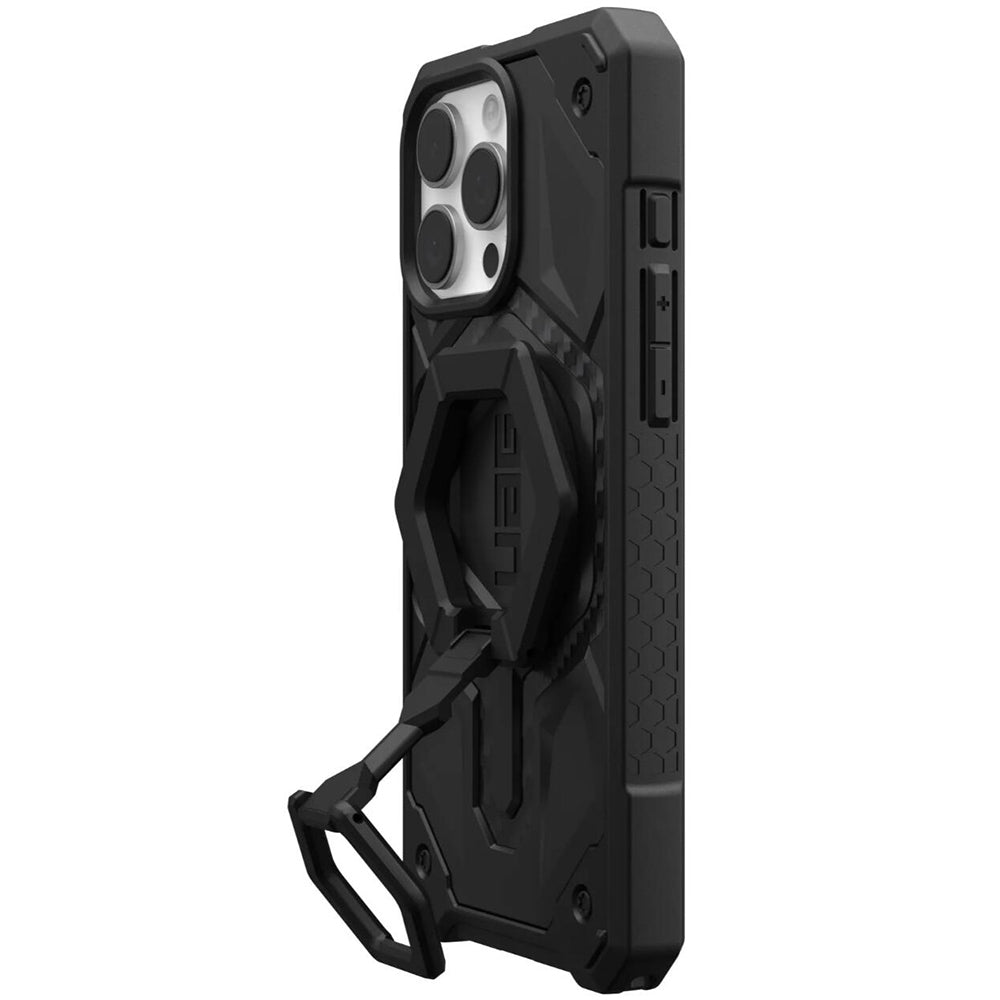 Coque MagSafe pour Apple iPhone 16 Pro Max, Urban Armor Gear, Monarch Pro Carbon Bundle, Noire