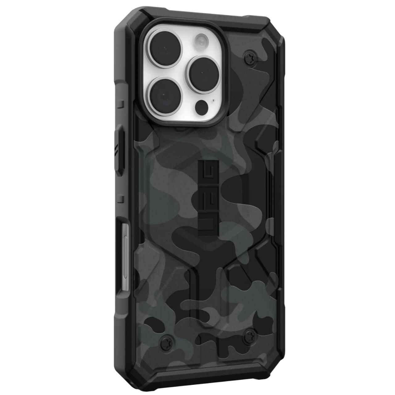 MagSafe-Hülle für Apple iPhone 16 Pro Max, Urban Armor Gear, Pathfinder SE Midnight Camo, Tarnmuster