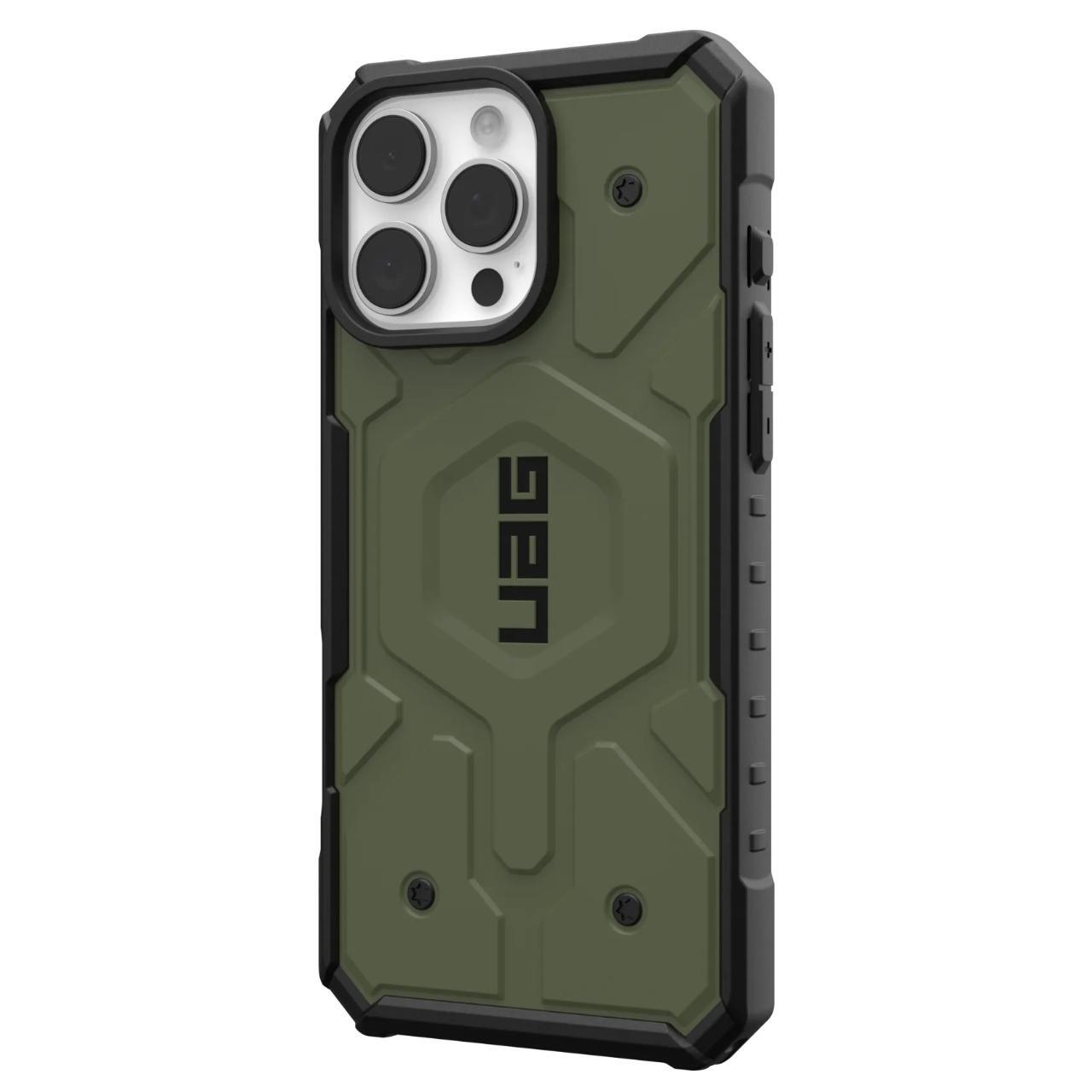 Coque MagSafe pour Apple iPhone 16 Pro Max, Urban Armor Gear, Pathfinder, Vert