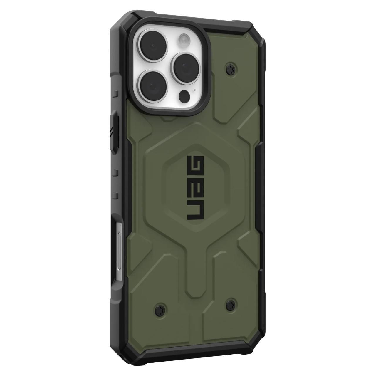 Coque MagSafe pour Apple iPhone 16 Pro Max, Urban Armor Gear, Pathfinder, Vert