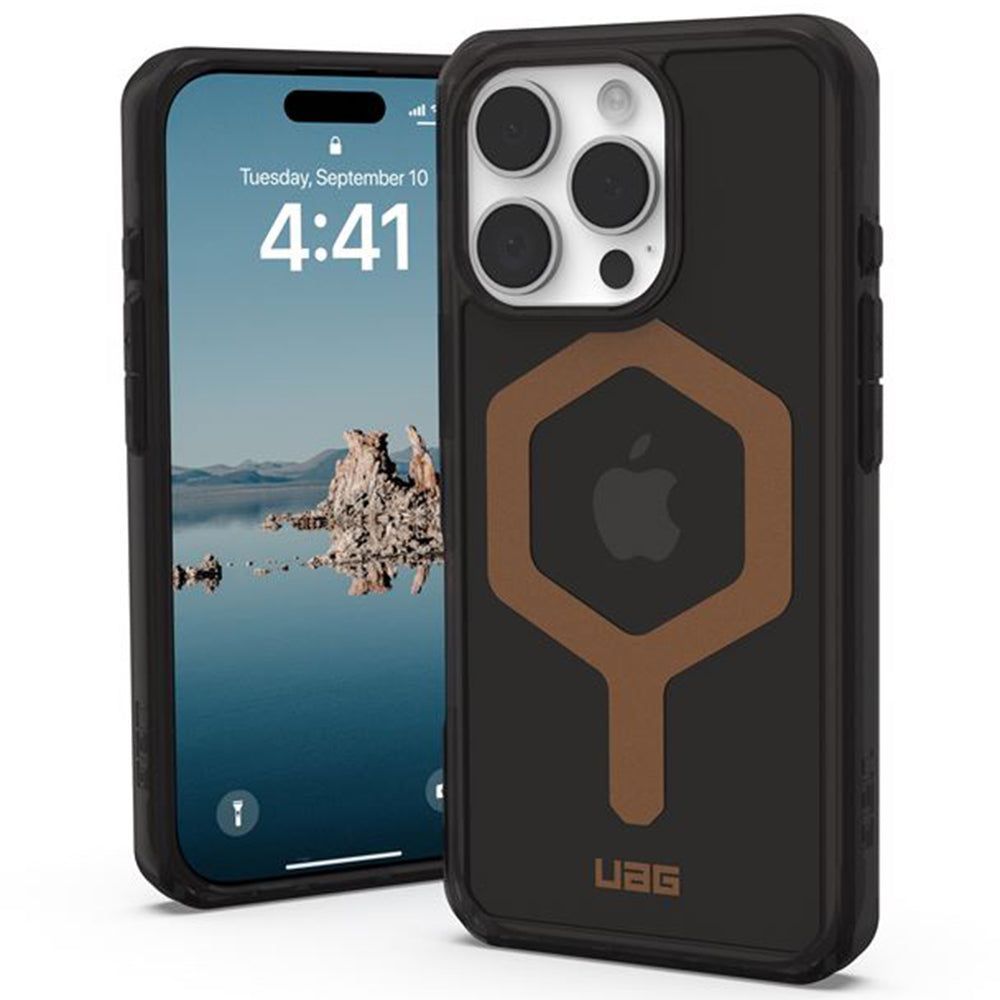 Coque MagSafe pour Apple iPhone 16 Pro Max, Urban Armor Gear, Plyo, Marron