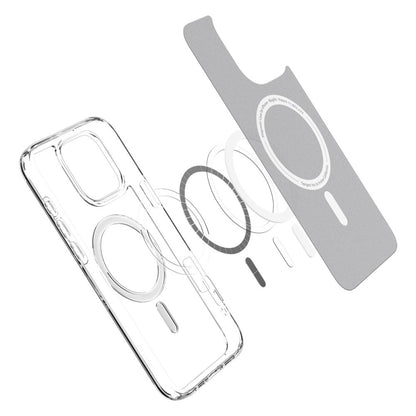 MagSafe Hülle für Apple iPhone 16 Pro, Spigen, Ultra Hybrid, Weiß ACS08129