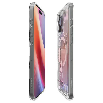 MagSafe Hülle für Apple iPhone 16 Pro, Spigen, Ultra Hybrid Zero One, Beige ACS08137