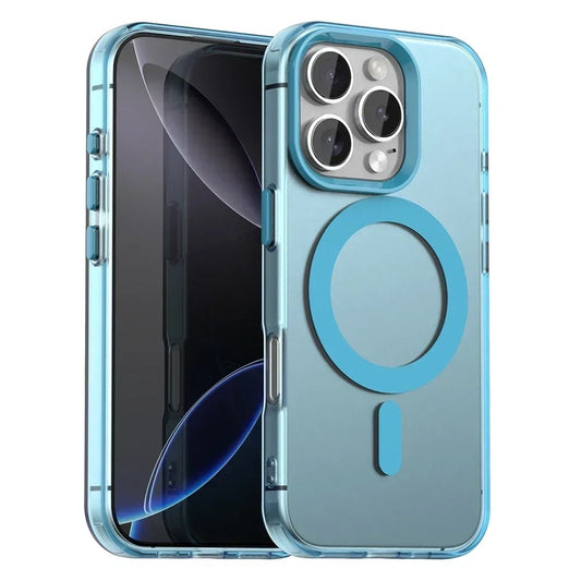 MagSafe-Hülle für Apple iPhone 16 Pro, Techsuit, CandyCase, Blau