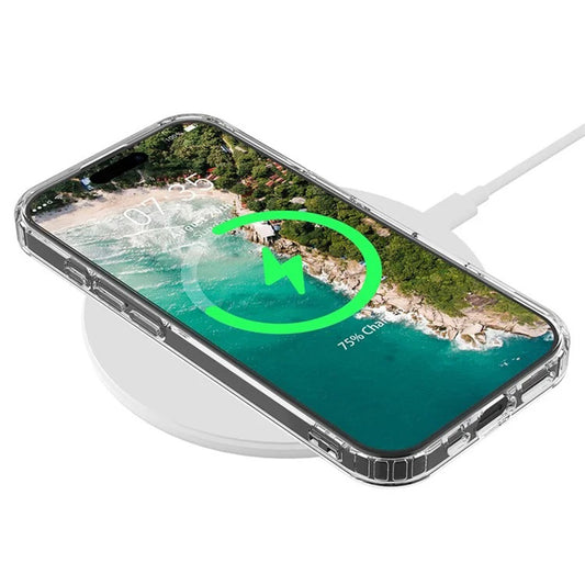 MagSafe-Hülle für Apple iPhone 16 Pro, Techsuit, Pro, Transparent
