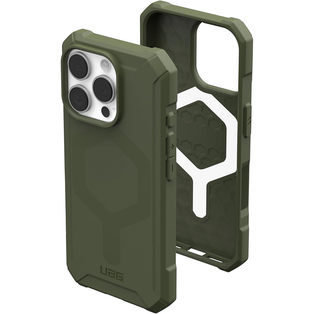 Coque MagSafe pour Apple iPhone 16 Pro, Urban Armor Gear, Essential Armor, Vert
