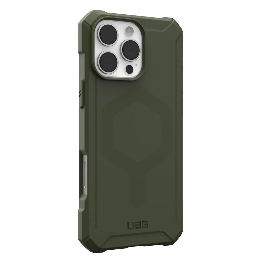 Coque MagSafe pour Apple iPhone 16 Pro, Urban Armor Gear, Essential Armor, Vert
