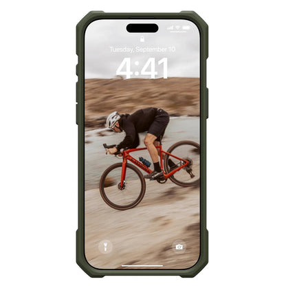 Coque MagSafe pour Apple iPhone 16 Pro, Urban Armor Gear, Essential Armor, Vert