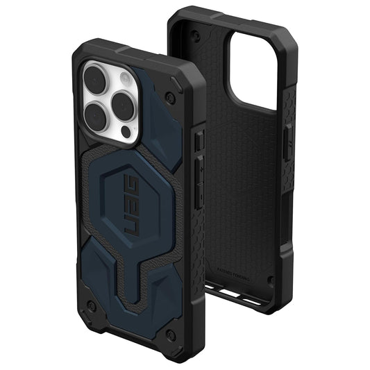 Coque MagSafe pour Apple iPhone 16 Pro, Urban Armor Gear, Monarch Pro, Bleu marine