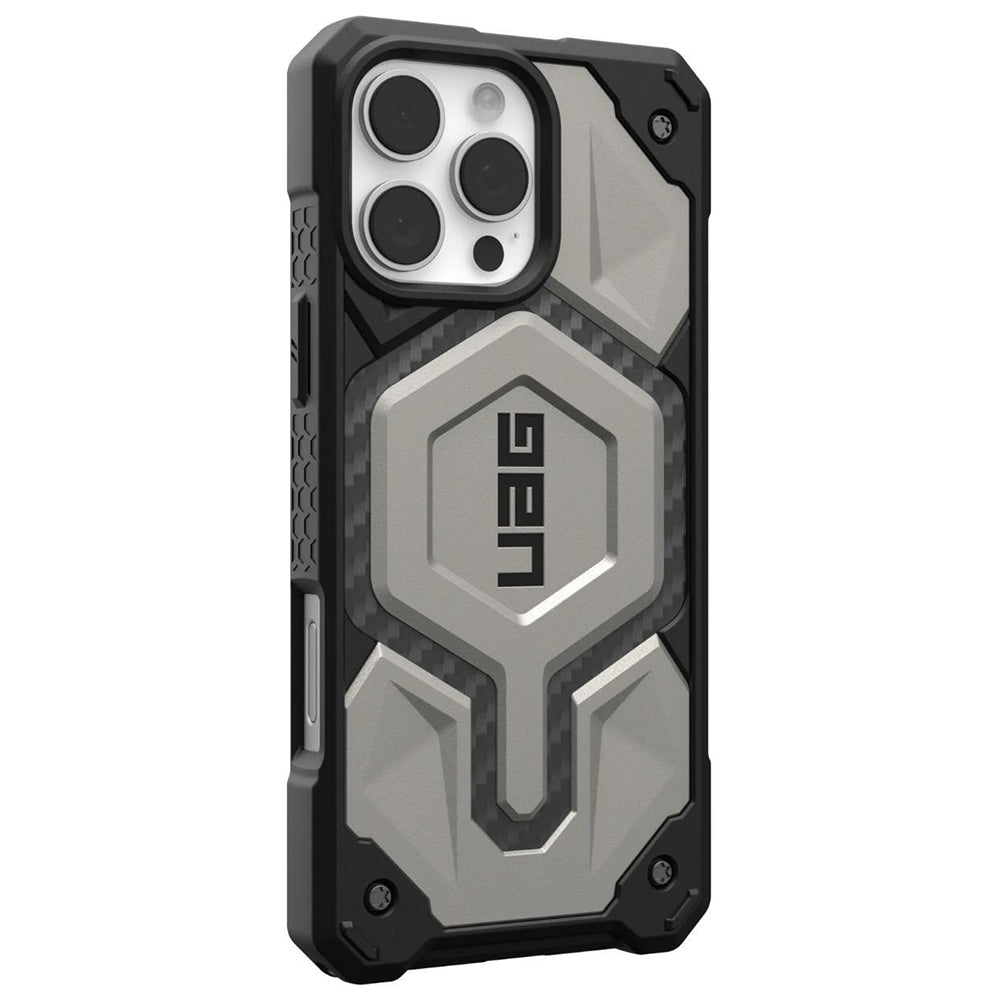 Coque MagSafe pour Apple iPhone 16 Pro, Urban Armor Gear, Monarch Pro, Gris