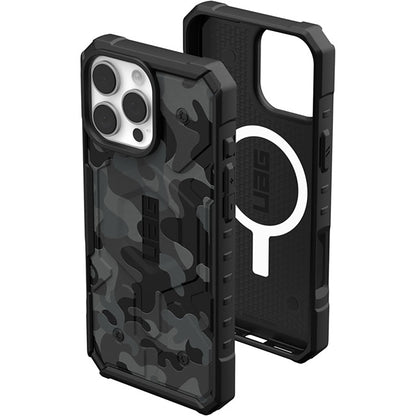 MagSafe-Hülle für Apple iPhone 16 Pro, Urban Armor Gear, Pathfinder SE Midnight Camo, Tarnmuster