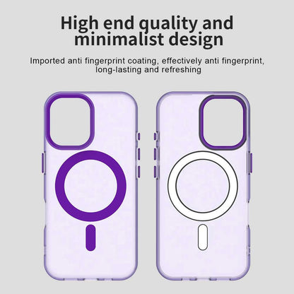 Coque MagSafe pour Apple iPhone 16, Techsuit, CandyCase, Violet