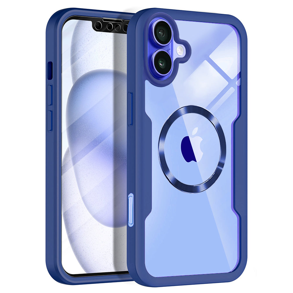 MagSafe Case for Apple iPhone 16, Techsuit, ColorVerse 360, Blue