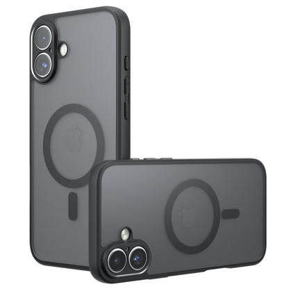 MagSafe-Hülle für Apple iPhone 16, Techsuit, PureFrost, Satin Schwarz